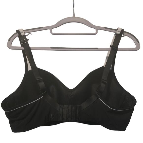 Torrid Active Black Gray Underwire Adjustable Strap Women's Bra 42C - Picture 2 of 4